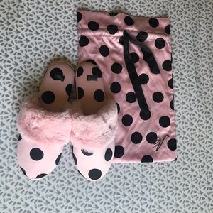 Victoria Secrets pink slippers